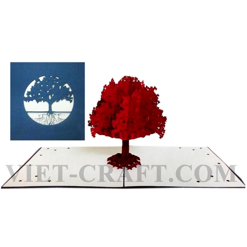 Maple Tree Pop Up Card