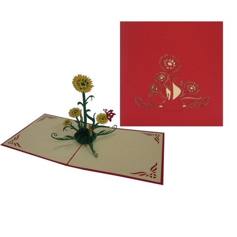 Sunflower Pop Up Card