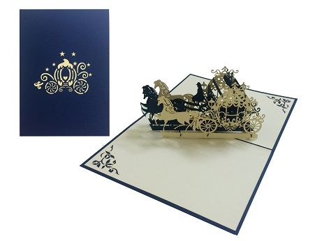 Carriage Pop Up Card