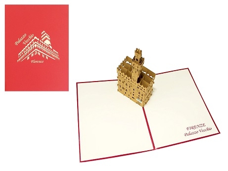 Palazzo Vecchio Florence Pop Up Card