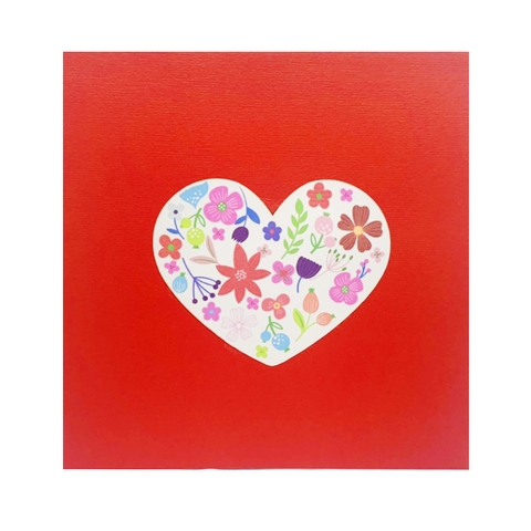 Love Heart Pop Up Card