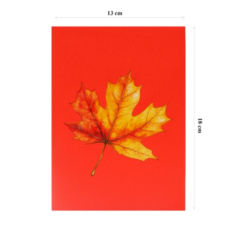 Autumn Leaf Pop-Up Card – A Timeless Seasonal Design