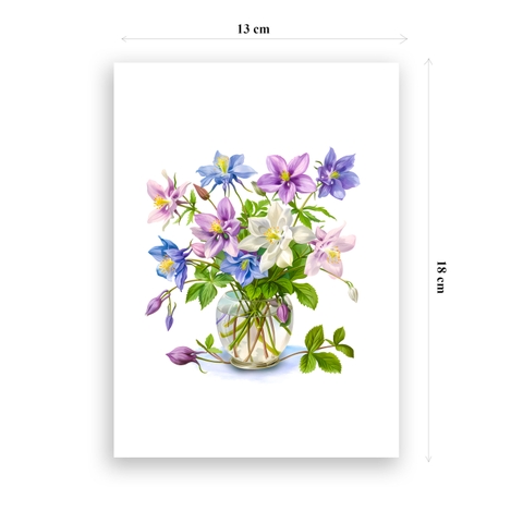 Flower Vase Pop-Up Card – A Graceful 3D Floral Display