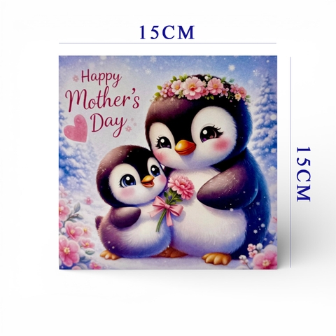 Mother’s Day Penguin Pop-Up Card
