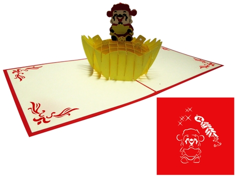 Fortunate Man Pop Up Card