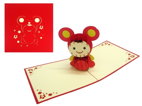Baby Doll Pop Up Card