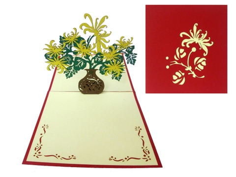Daisy 3D Pop Up Card