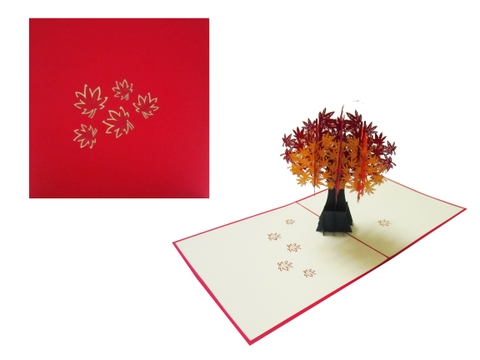 Maple Tree Pop Up Card