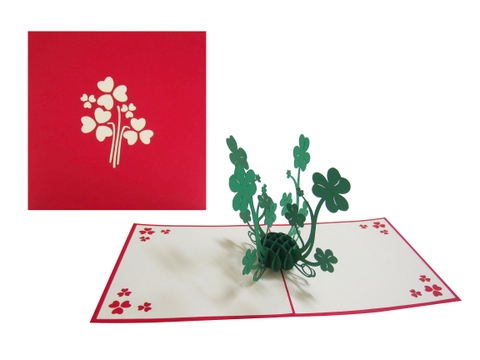Shamrock 1 Pop Up Card