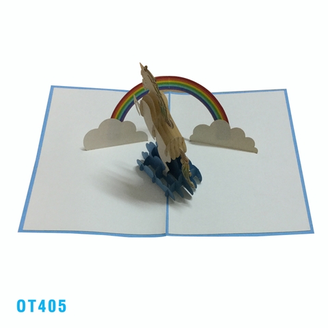 Unicorn 3D Pop Up Card