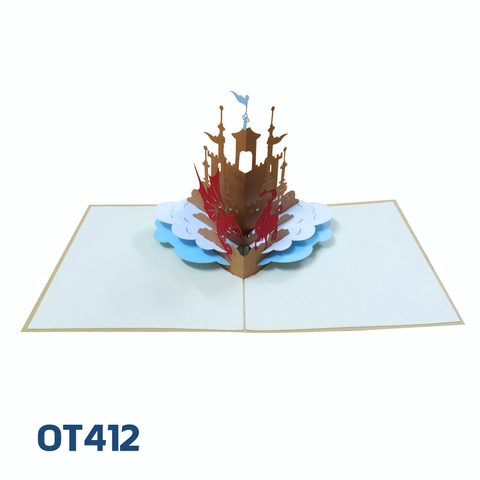 CASTLE POP UP CARD