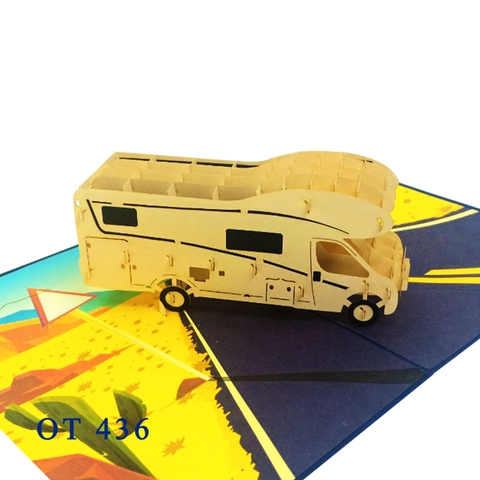 Camper Pop Up Card