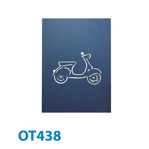 Scooter Pop Up Card