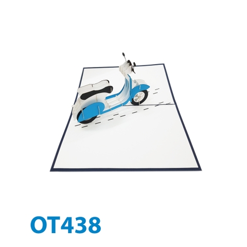 Scooter Pop Up Card