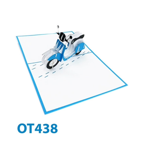 Scooter Pop Up Card