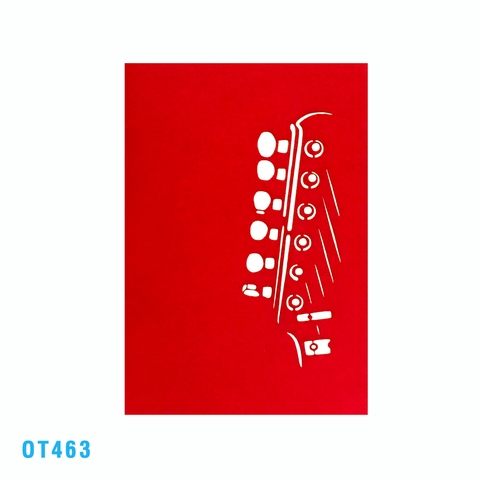 Guitar Pop Up Card