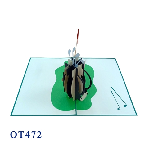 Golf Pop Up Card