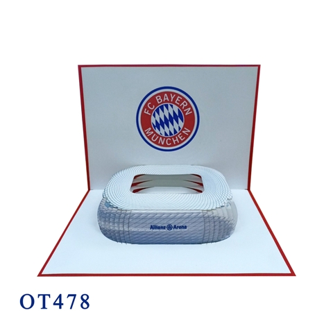 Bayern Munich Stadium Pop Up Card