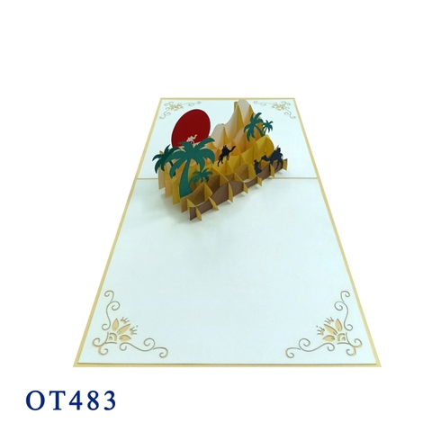 Dubai Pop Up Card