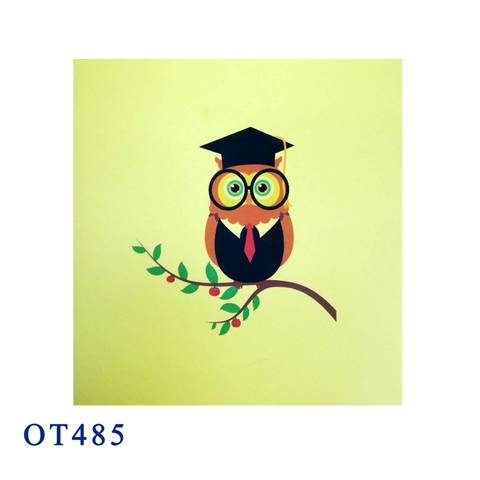 Graduated Owl Pop Up Card