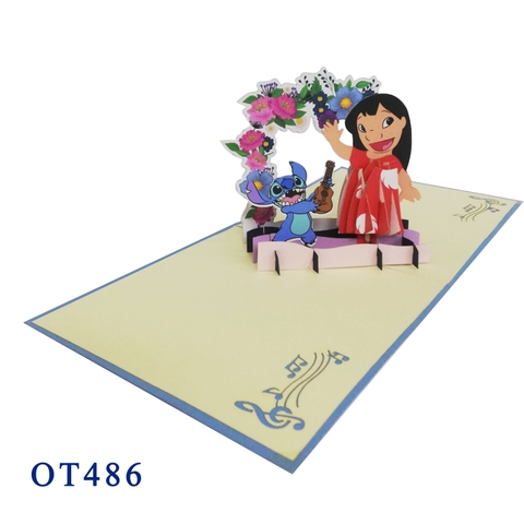 Lilo And Stitch Pop Up Card