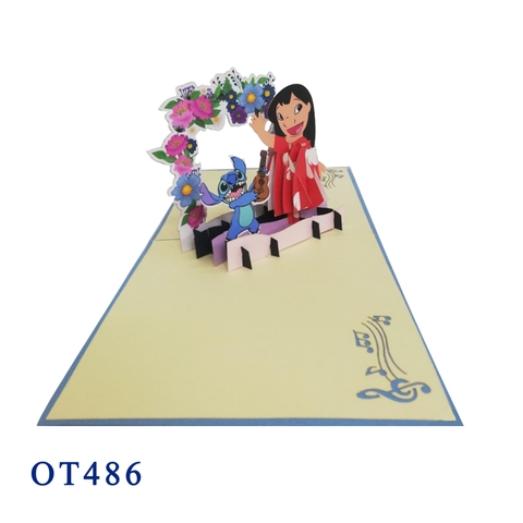 Lilo And Stitch Pop Up Card