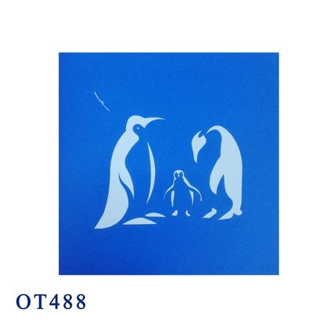 Penguin Family Pop Up Card