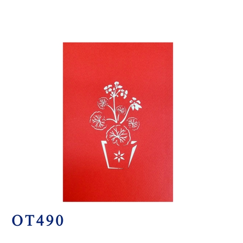 Flowers Basket Pop Up Card