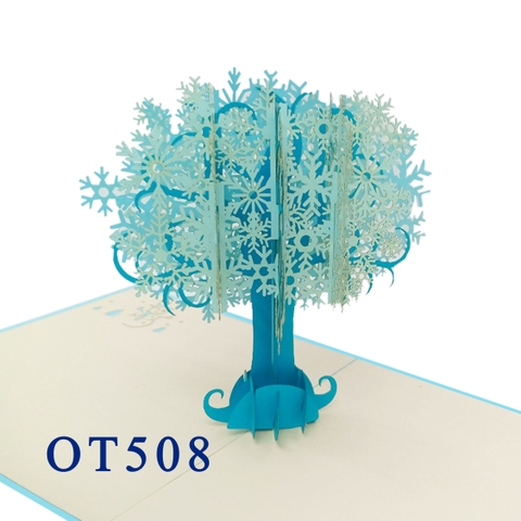 Snowflake Pop Up Card