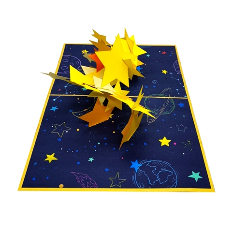 Stars Pop Up Card