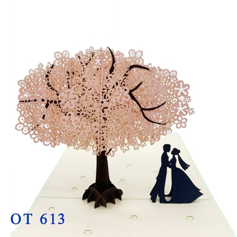 Cherry Blossom Tree Pop Up Card