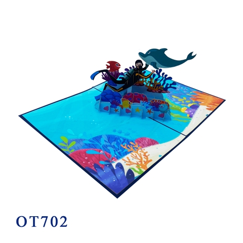 Under The Sea Pop Up Card
