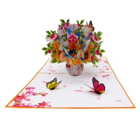 Flower Bouquet Pop-Up Card