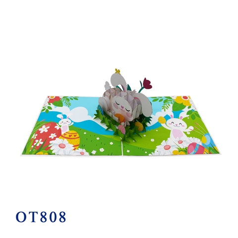 Bunny Easter Pop Up Card