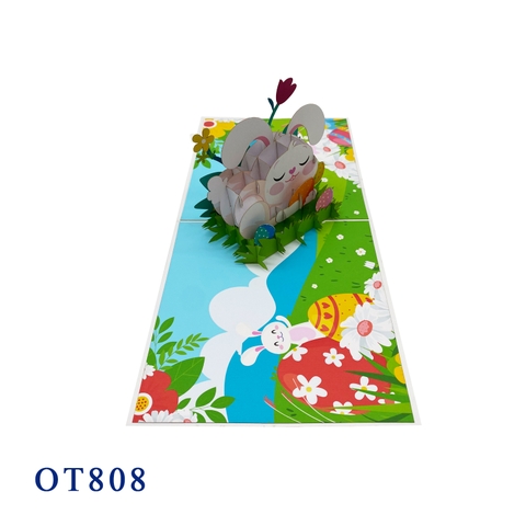 Bunny Easter Pop Up Card