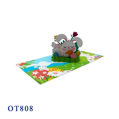 Bunny Easter Pop Up Card