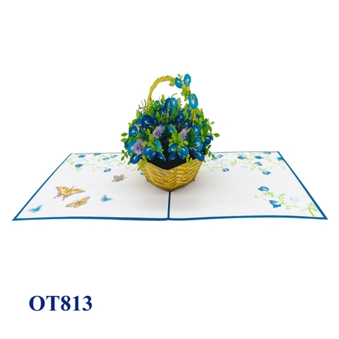 Butterfly Pea Pop Up Card
