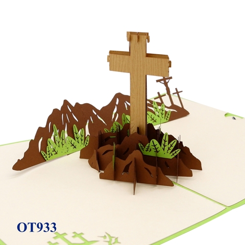 Holy Cross 3D Pop Up Card