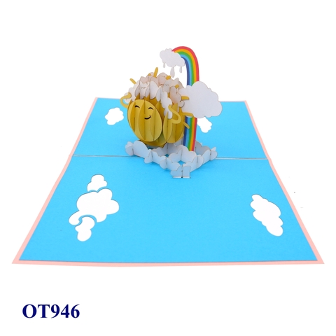 Sun & Rainbow Pop Up Card