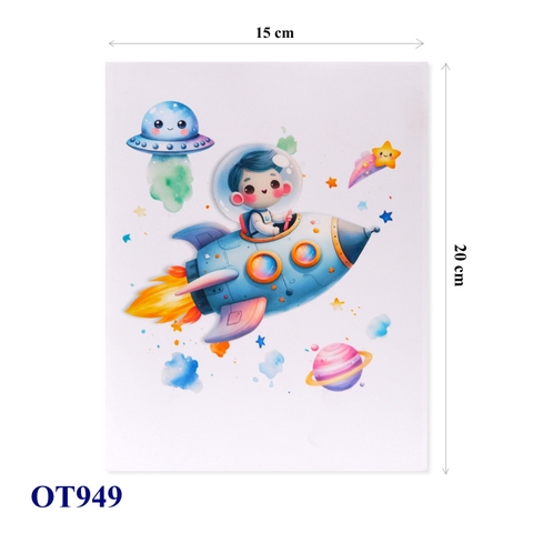 Space Pop Up 3D Greeting Card