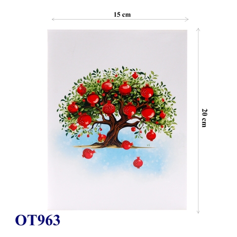 Pomegranate Tree Pop-Up Card