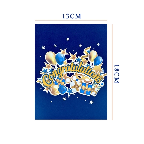 Congratulations Pop-up Card