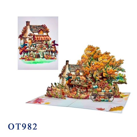 Autumn Harvest Pop-up Card