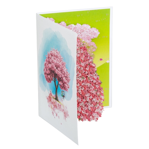 Cherry Blossom Pop-Up Card
