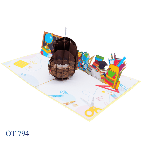 Owl Graduation Pop Up Card