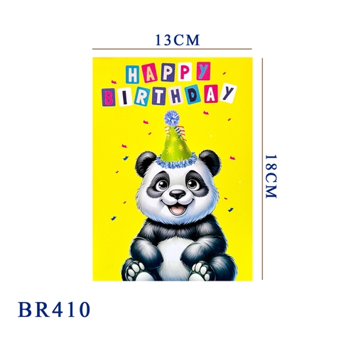 Panda Birthday Cake Pop-Up Card