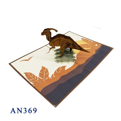 Parasaurolophus Pop Up Card