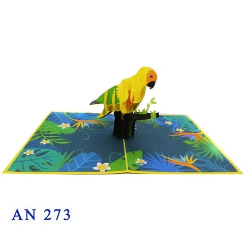 Parrot Pop Up Card