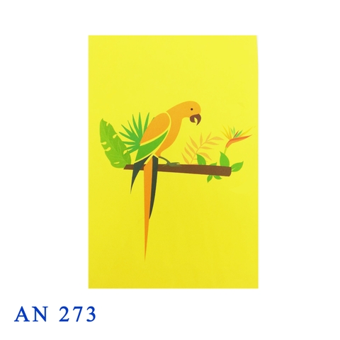 Parrot Pop Up Card