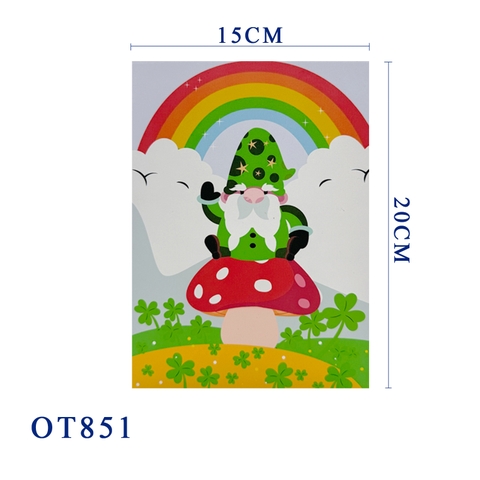 St. Patrick's Day Gnome Pop Up Card